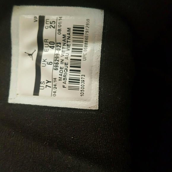 Nike Air Jordan 13 Retro PRM BG SZ 7Y Reflective - Picture 6 of 6